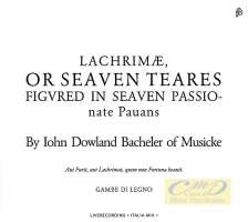 Dowland: Lachrimae or Seaven Teares